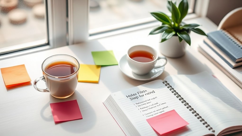 break tasks into steps