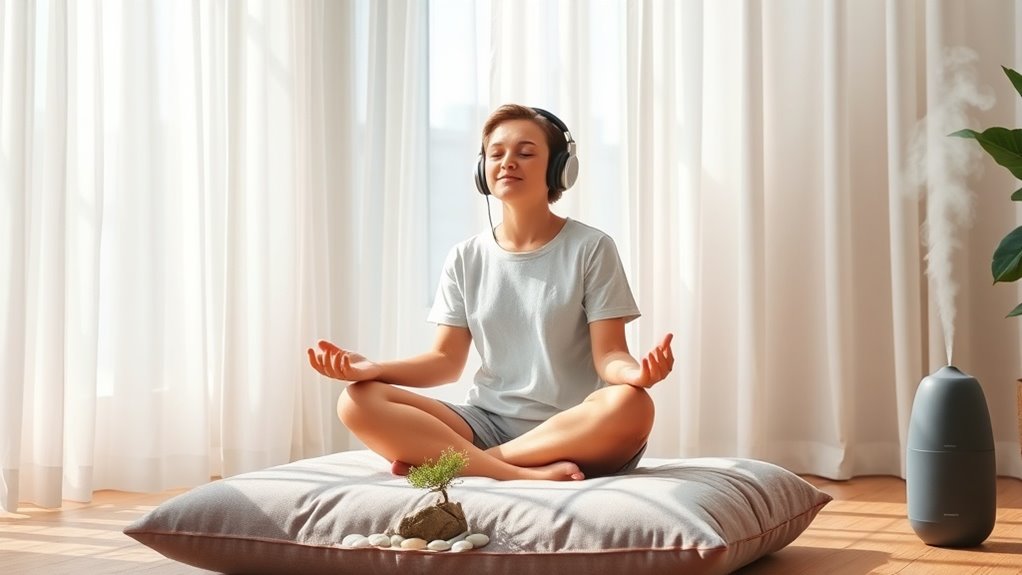 calmness through grounding techniques