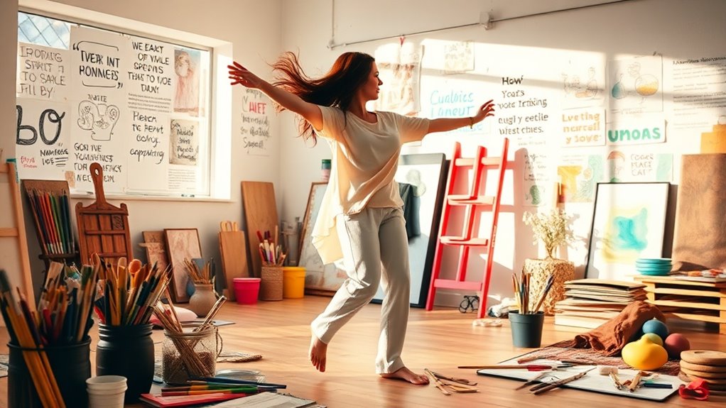 monitor creative movement progress