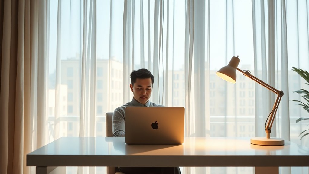 optimized lighting enhances focus